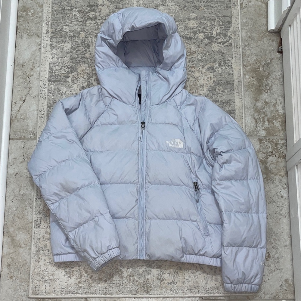 The North Face Sky Blue Puffer Jacket